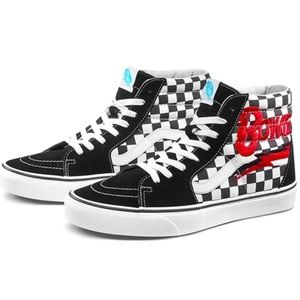 Vans X David Bowie Sk8-Hi sneakers in Black. ‘Diamond Dogs’, Limited Edition